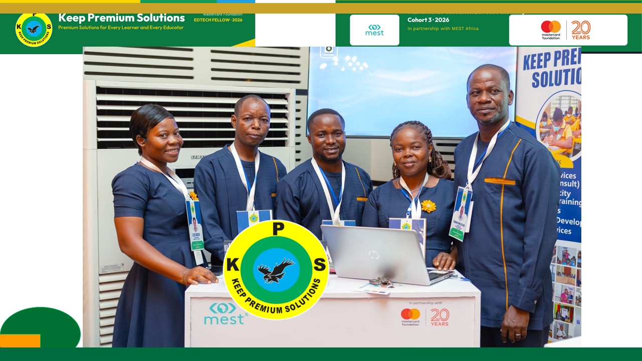 KPS Exhibition Stand, Mastercard Foundation EdTech Fellowship — In partnership with MEST Africa